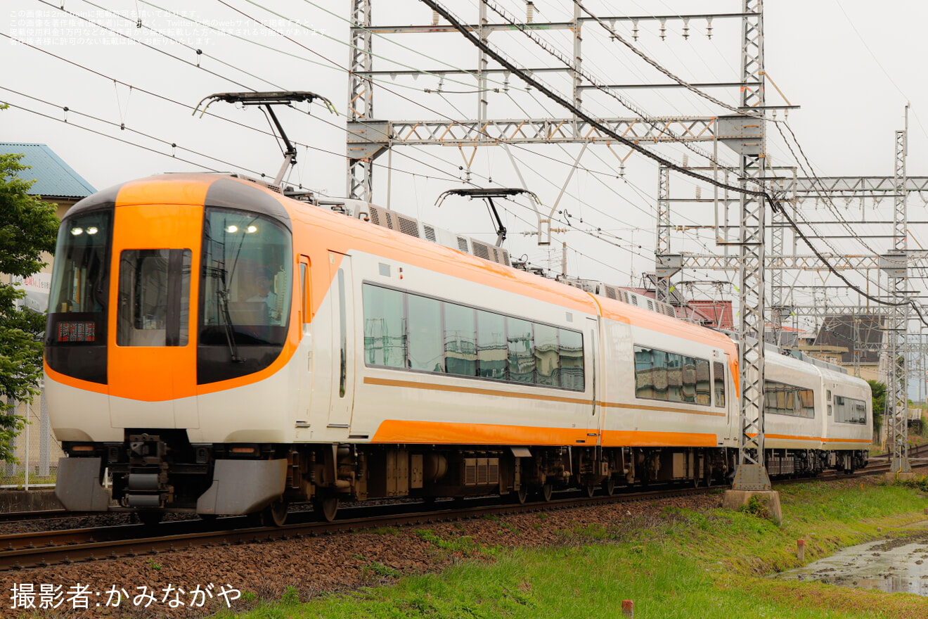 【近鉄】21000系 UB02 五位堂検修車庫出場試運転の拡大写真