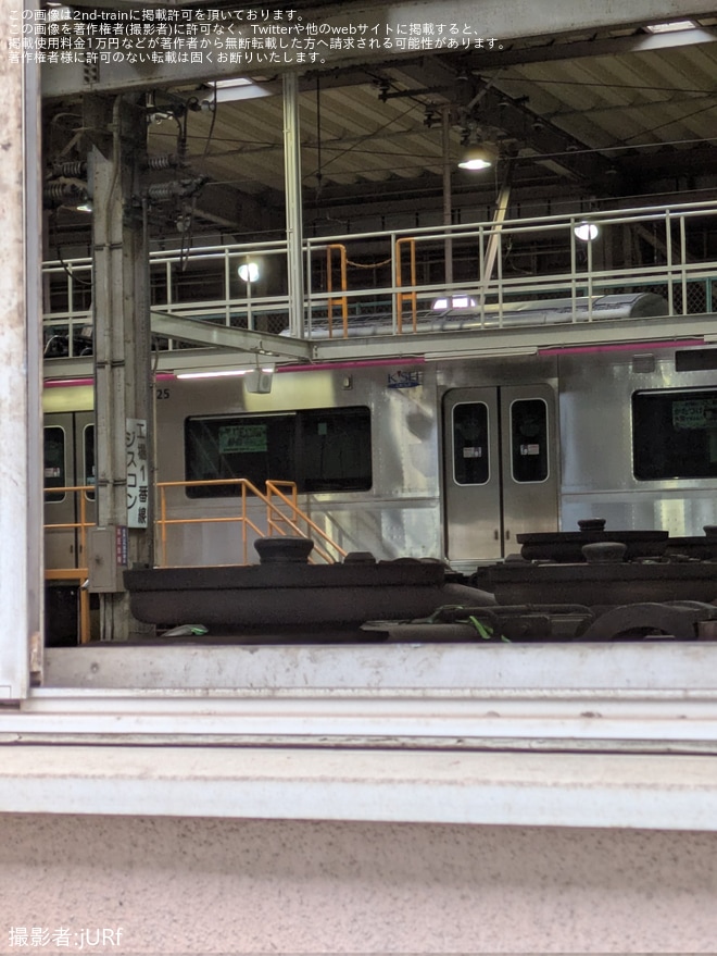 をくぬぎ山車両基地付近で撮影した写真