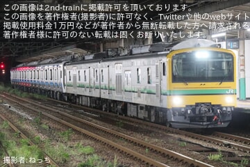【JR東】E131系800番台(N1編成)が新潟車両センターから配給輸送