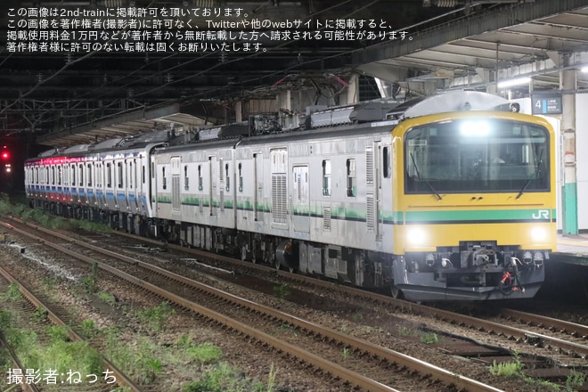 【JR東】E131系800番台(N1編成)が新潟車両センターから配給輸送