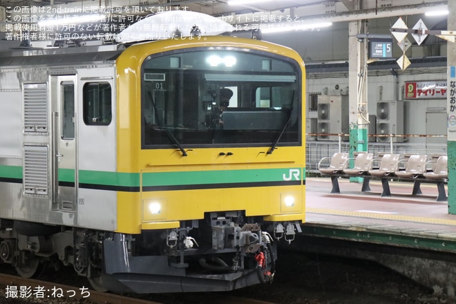 【JR東】E131系800番台(N1編成)が新潟車両センターから配給輸送