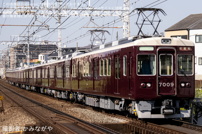 【阪急】7000系7009F正雀工場出場試運転(202506)