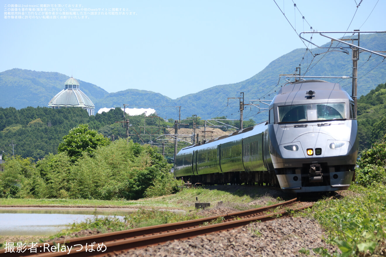 【JR九】787系BM-11編成とBM-12編成を使用した団体臨時列車が運転されるの拡大写真