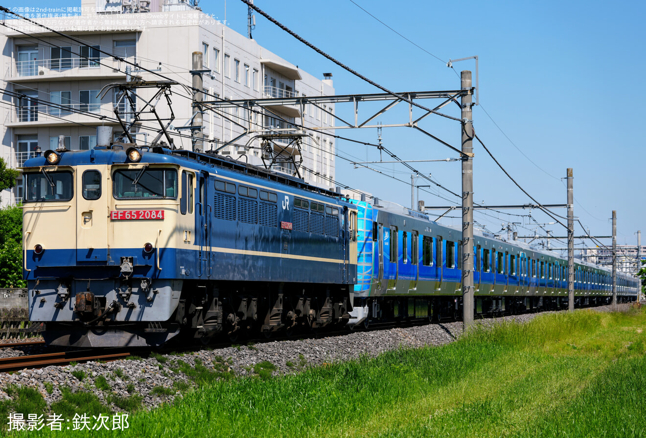 【東臨】71-000形Z12編成J-TREC新津事業所出場甲種輸送の拡大写真