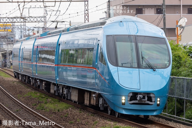 【小田急】60000形60052×4(60052F)[MSE]大野総合車両所出場試運転を不明で撮影した写真