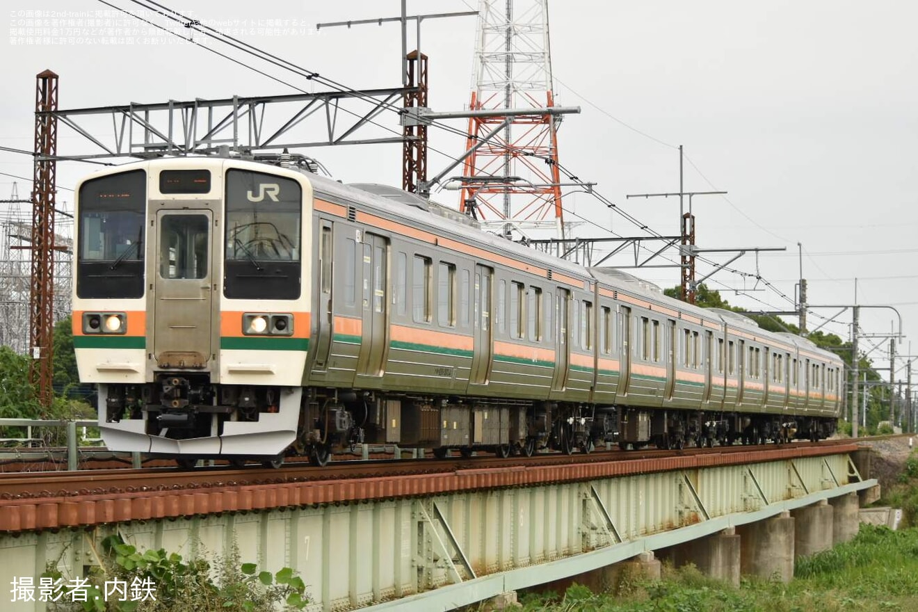 【JR東】211系タカA34編成 大宮総合車両センター出場回送の拡大写真