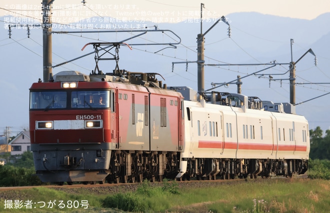 【JR東】キヤE193系「East i-D」3両が秋田から甲種輸送(202506)