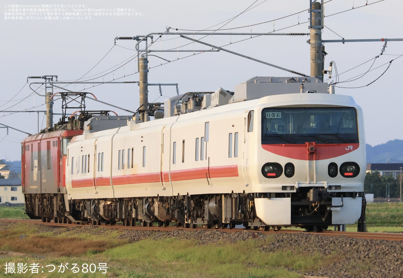 【JR東】キヤE193系「East i-D」3両が秋田から甲種輸送(202506)の拡大写真