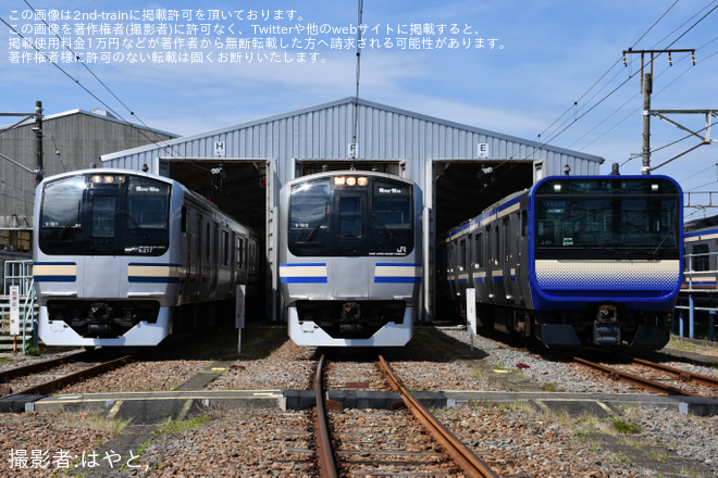 鎌倉車両センター本所で撮影された【JR東】「横須賀線-総武線だョ！全員集合 撮影会」が開催