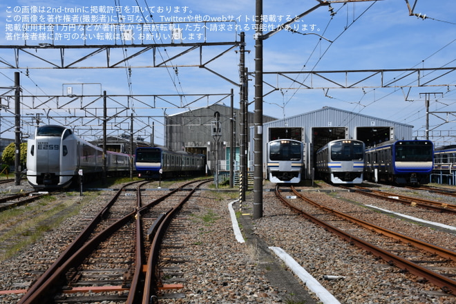 鎌倉車両センター本所で撮影された【JR東】「横須賀線-総武線だョ！全員集合 撮影会」が開催
