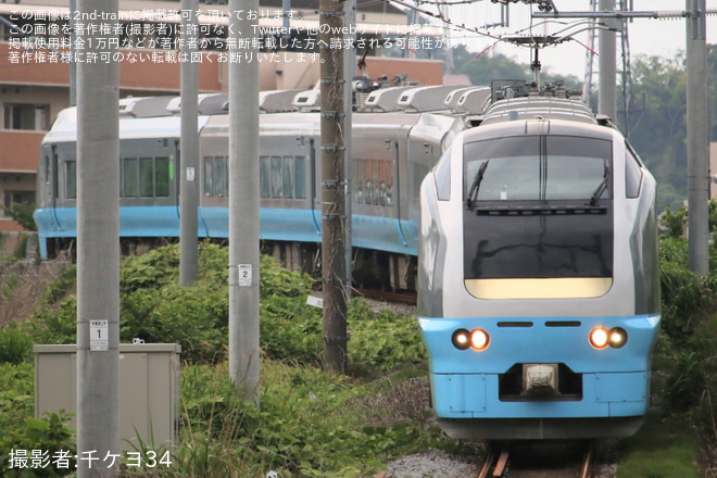 大船駅で撮影された【JR東】特急常磐鎌倉号が臨時運行