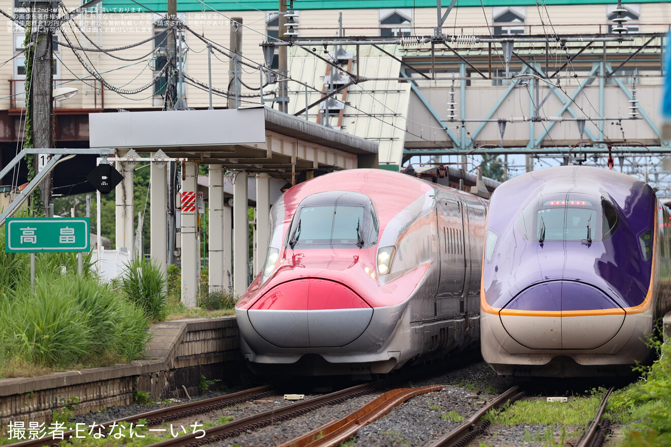 【JR東】E6系Z1編成山形新幹線区間へ入線の拡大写真