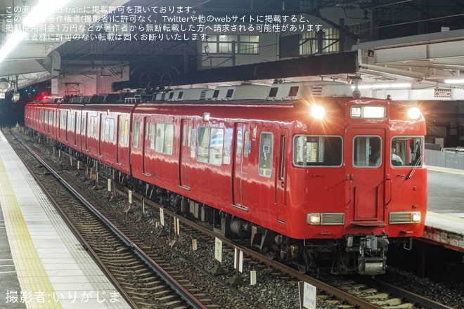 【名鉄】6800系6808F+6000系6003F廃車回送