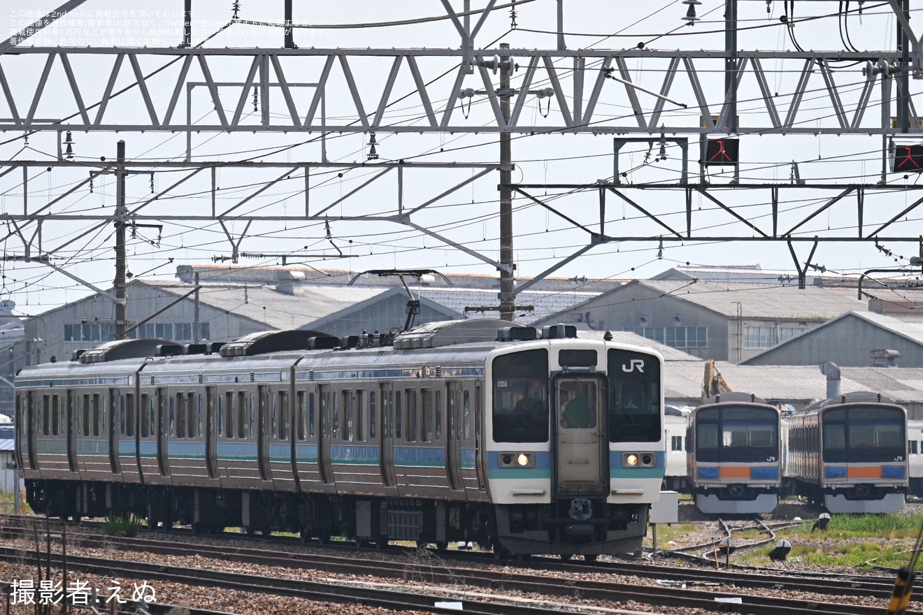 【JR東】211系N308編成長野総合車両センター入場の拡大写真