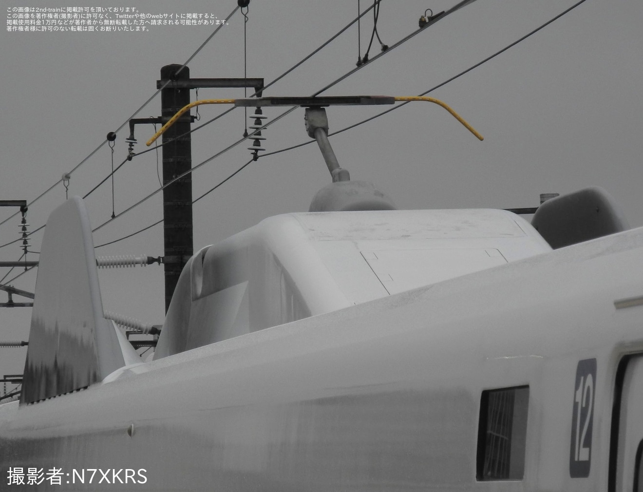 【JR海】N700A(スモールA) X79編成浜松工場出場試運転の拡大写真