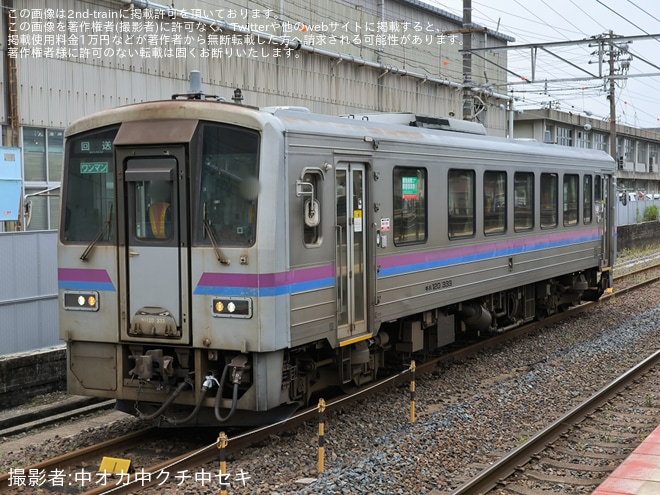【JR西】キハ120-333下関総合車両所本所へ入場のため回送を不明で撮影した写真