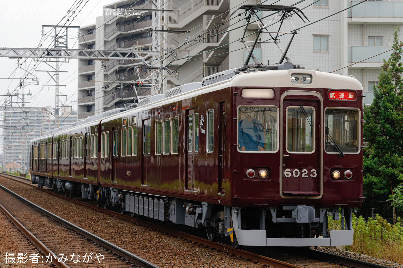 【阪急】6000系6023F正雀工場出場試運転の拡大写真