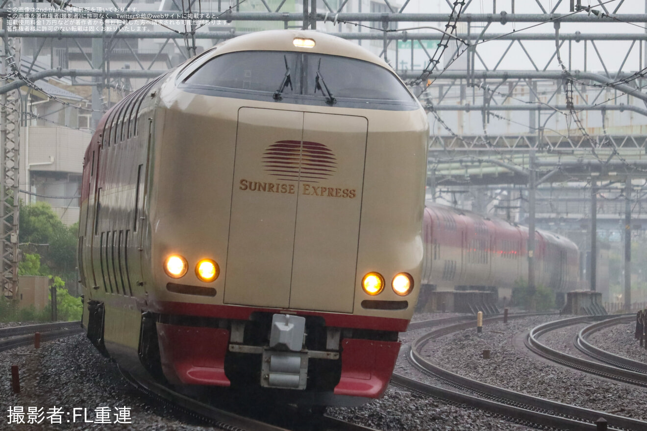 【JR西】サンライズ瀬戸・出雲運転打ち切りに伴う日中回送の拡大写真