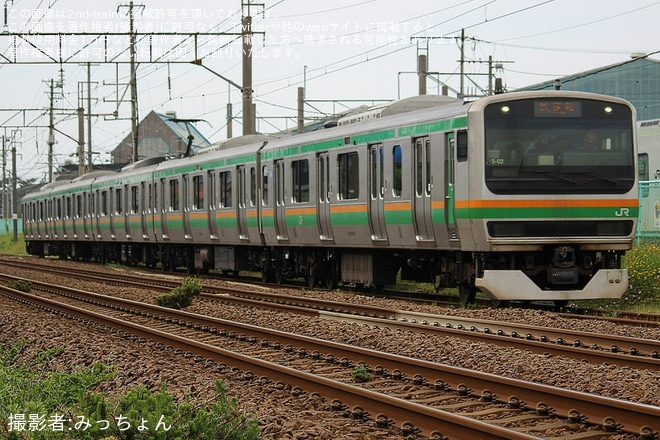 【JR東】E231系S-02編成秋田総合車両センター構内試運転