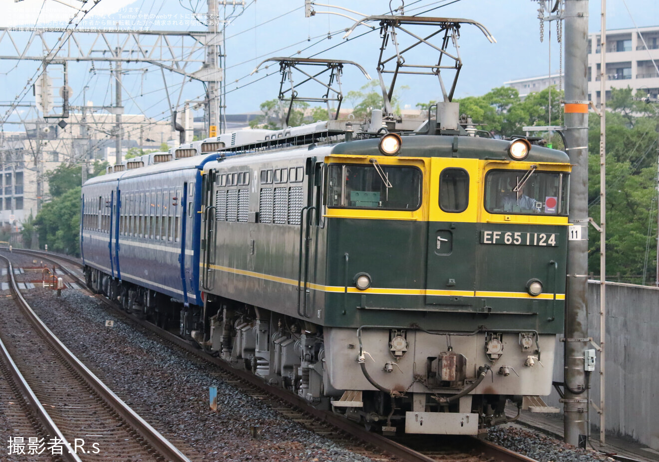 【JR西】オハ12-346、スハフ12-155下関総合車両所本所出場の拡大写真