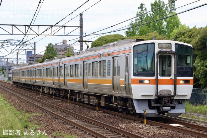 刈谷〜野田新町間で撮影された【JR海】311系G15編成廃車回送
