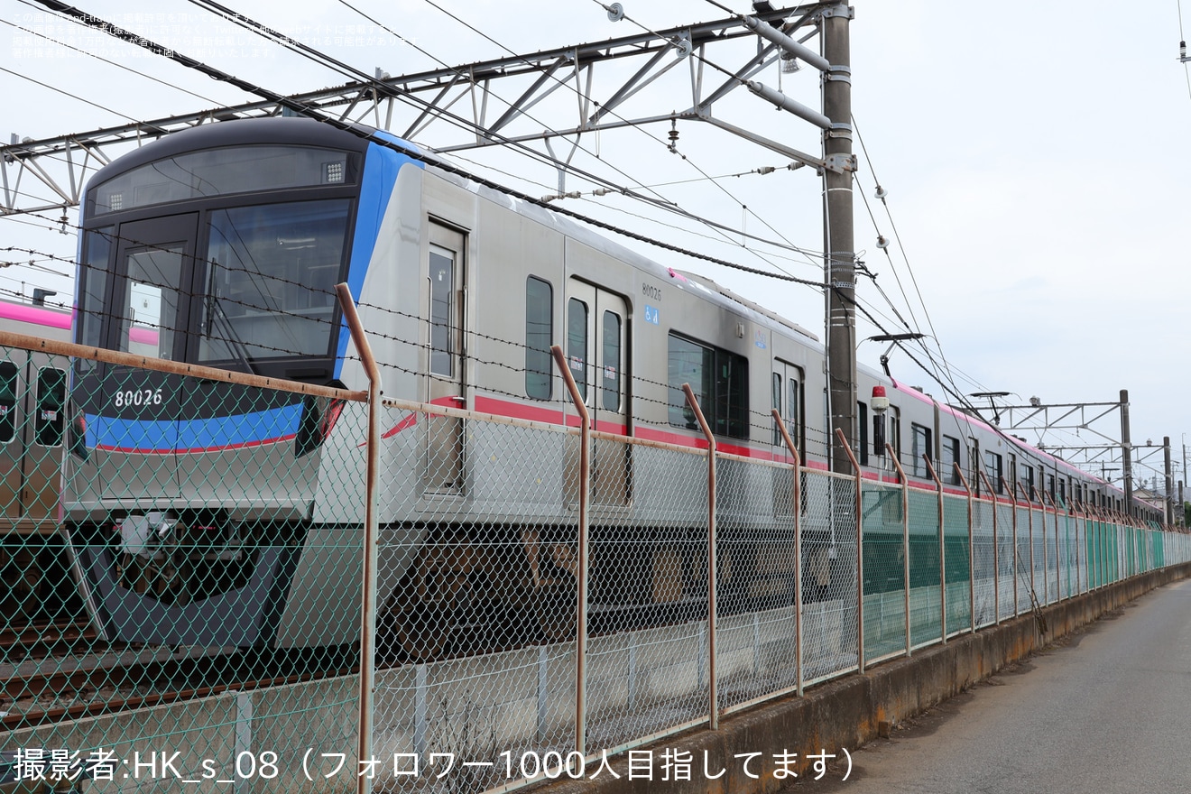【京成】80000形80026Fが新塗装にの拡大写真