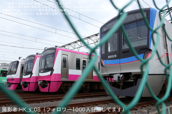 【京成】80000形80026Fが新塗装に