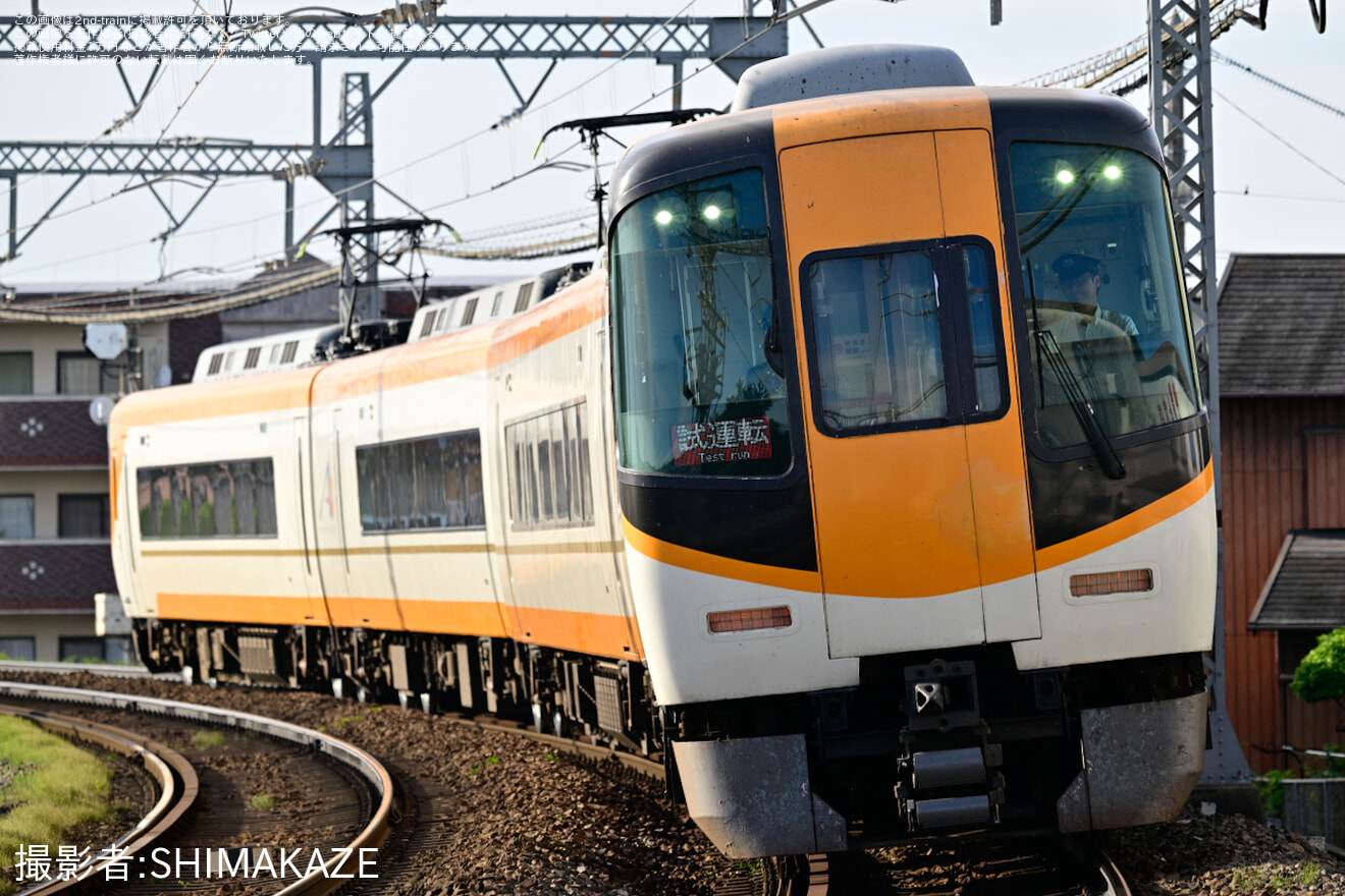 【近鉄】22000系 AL06塩浜検修車庫出場試運転の拡大写真