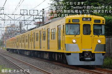 【西武】2000系2417F+2419F 「ありがとう旧2000系撮影会」終了後の返却回送