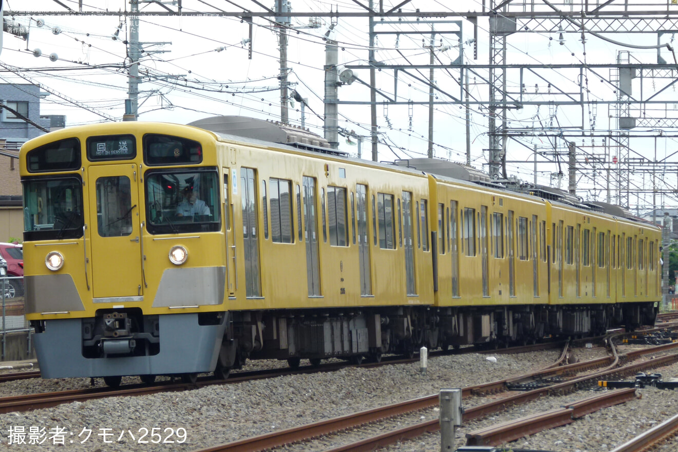 【西武】2000系2535Fが狭山線運用に充当の拡大写真