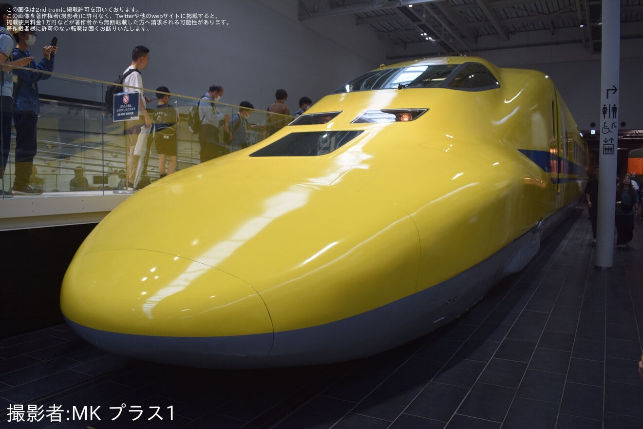 【JR海】リニア・鉄道館「ドクターイエロー(T4編成)」公開開始の拡大写真