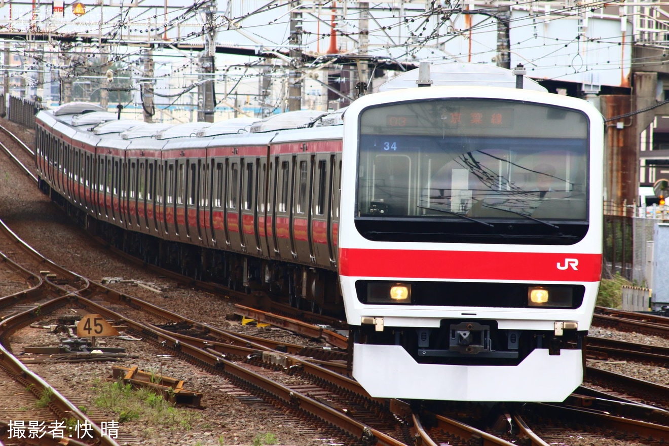 【JR東】209系ケヨ34編成営業運転復帰の拡大写真