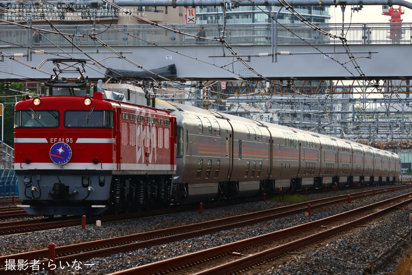 【JR東】EF81-95牽引「カシオペア紀行」上野行運転の拡大写真