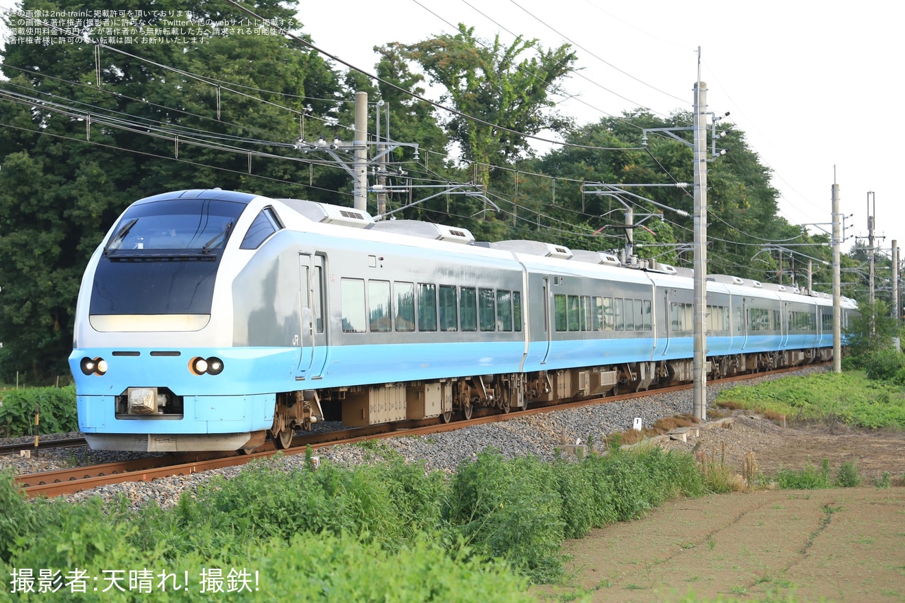 【JR東】E653系K71編成を使用した新幹線運休に伴う仙台行き臨時快速の拡大写真