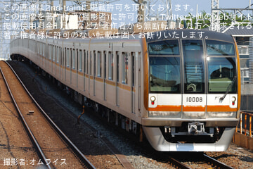 【メトロ】10000系10108F 綾瀬工場出場試運転
