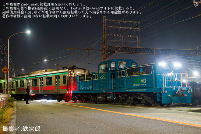  J-TREC横浜事業所付近で撮影された【東急】5000系5105F J-TREC横浜事業所出場