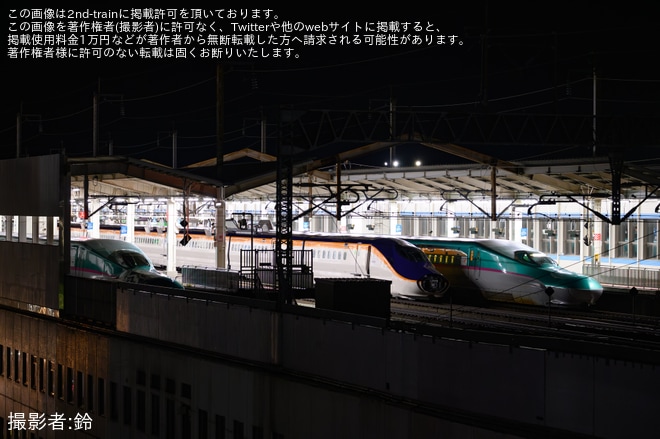 【JR東】E8系G10編成のE5系U22編成による救援が目撃