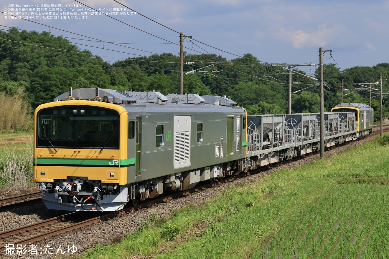 【JR東】GV-E197系TS02編成 郡山総合車両センター送り込み回送の拡大写真