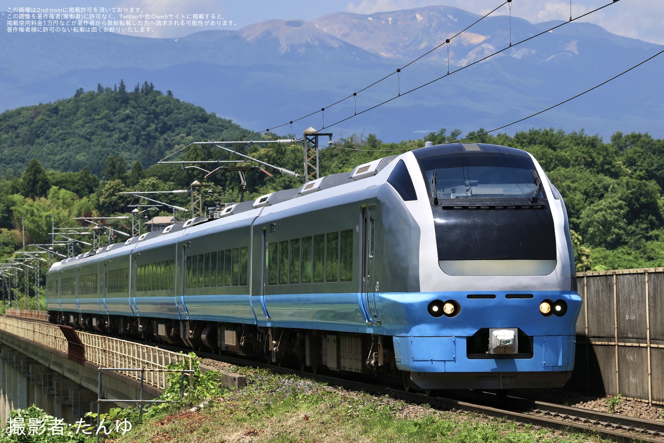 【JR東】臨時快速に使用されたE653系カツK71編成が勝田へ返却回送の拡大写真