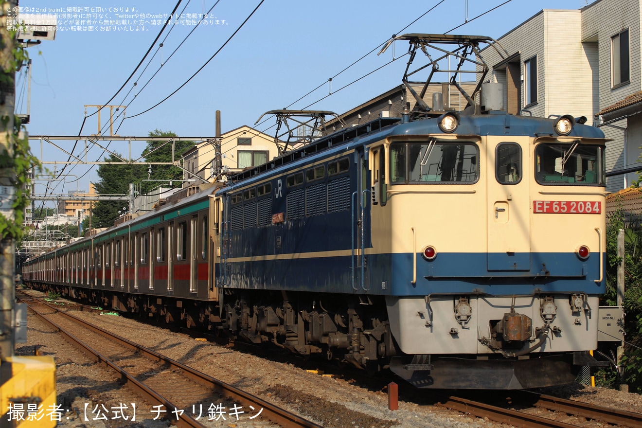 【東急】5000系5105F J-TREC横浜事業所出場甲種輸送の拡大写真