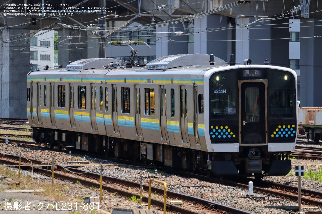 【JR東】E131系0番台R02編成大宮総合車両センター出場回送の拡大写真