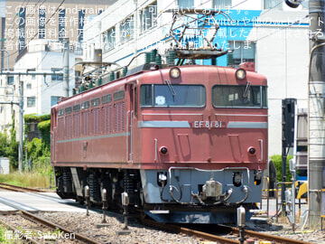 【JR東】EF81-81使用 神立試単(20250619)