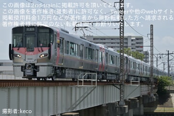 【JR西】227系R22+R23+L33編成近畿車輛出場