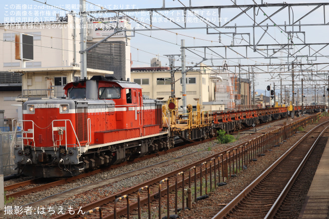 向日町駅で撮影された【JR西】DD51-1192牽引米原・宮原工臨運転