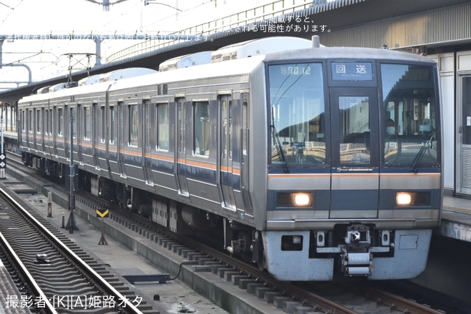 【JR西】207系S47編成網干総合車両所本所入場回送を不明で撮影した写真