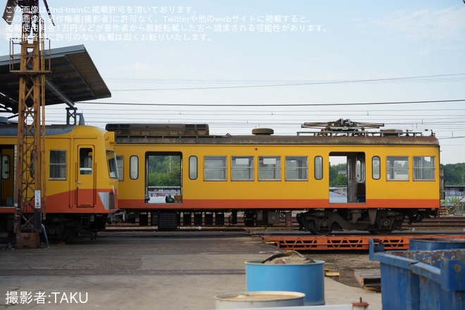 【三岐】851形851F(元西武701系)の部品撤去が開始