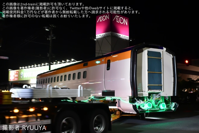 【JR東】E8系G12編成が仙台港から陸送