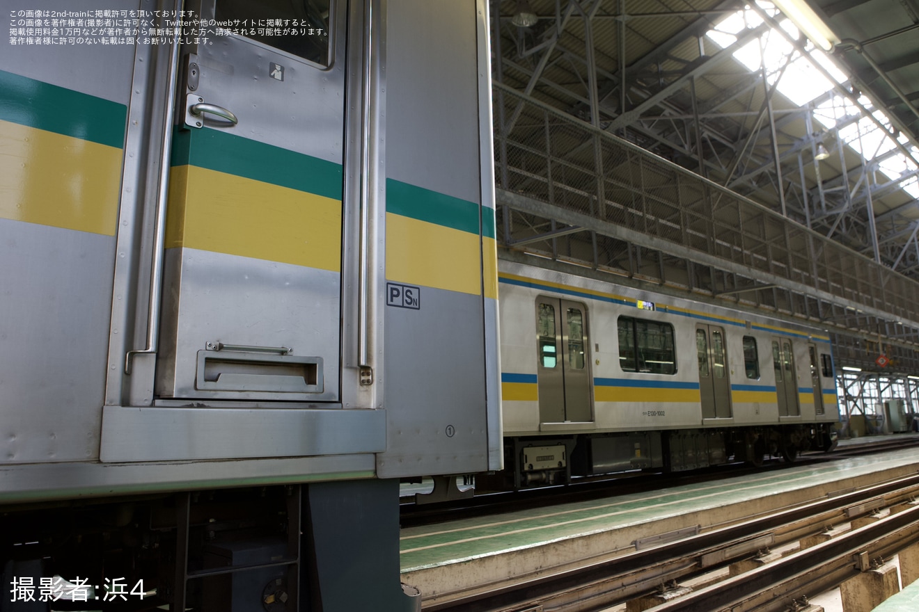 【JR東】鎌倉車両センター中原支所「鶴見線E131系イベント」開催の拡大写真