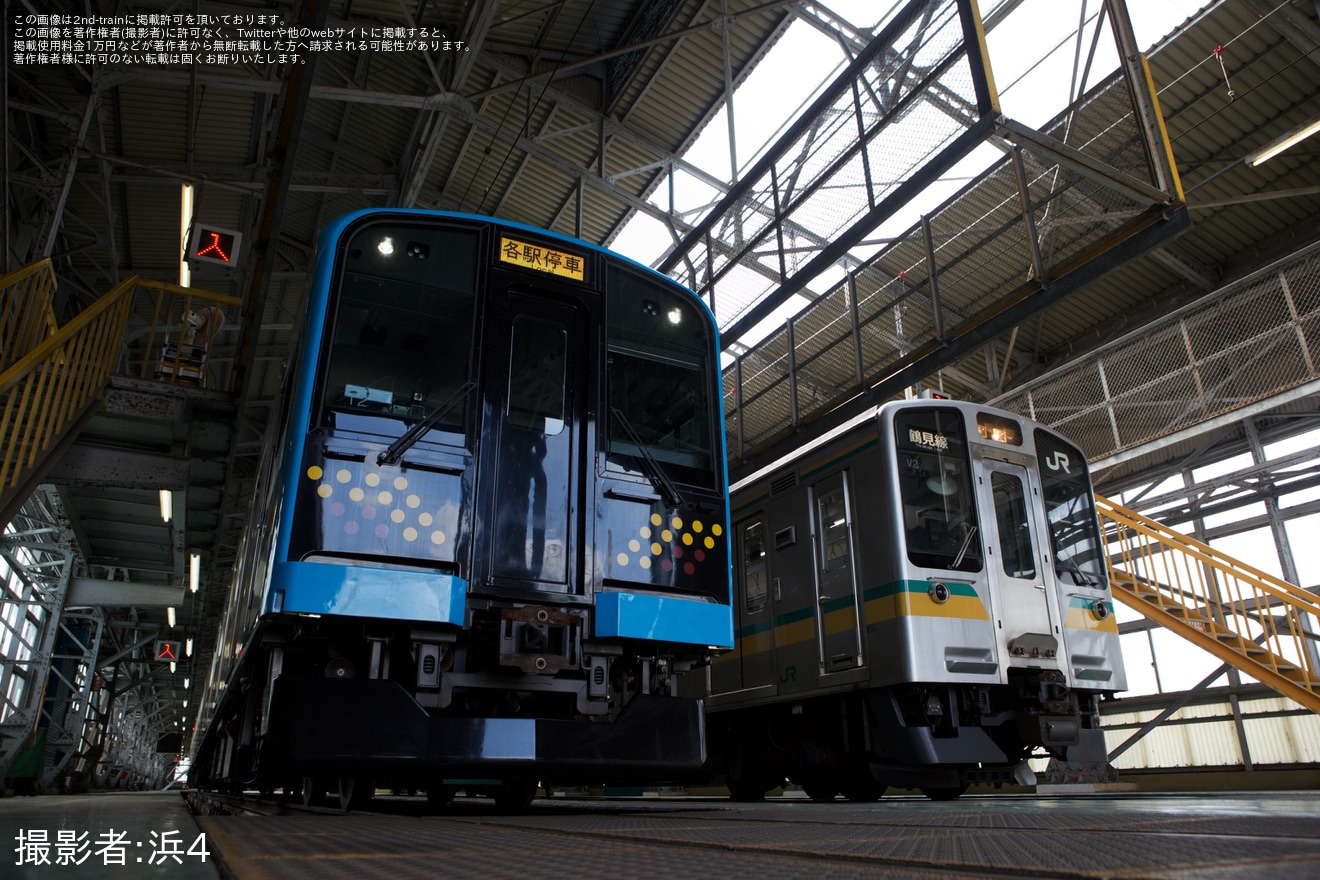【JR東】鎌倉車両センター中原支所「鶴見線E131系イベント」開催の拡大写真