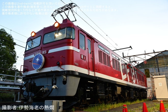 上野統括センターで撮影された【JR東】上野(旧田端)統括センター「機関車見学会EF81 1両 ヘッドマーク付き」開催(2025年6月)